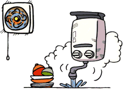 湯沸器画像