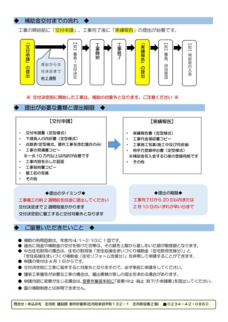 リフォーム補助チラシ4