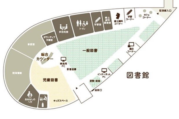 館内案内図の画像です。