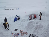 スノーシュー体験・雪遊びの写真